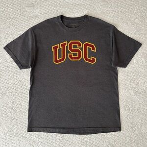 USC Trojans Southern California Gray Graphic T-Shirt Tee